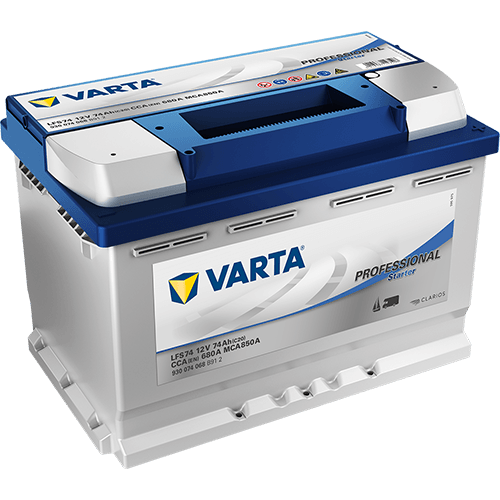 VARTA Fritidsbatteri 12V 74 AH 680 CCA (278x175x190mm) +høyre LFS74