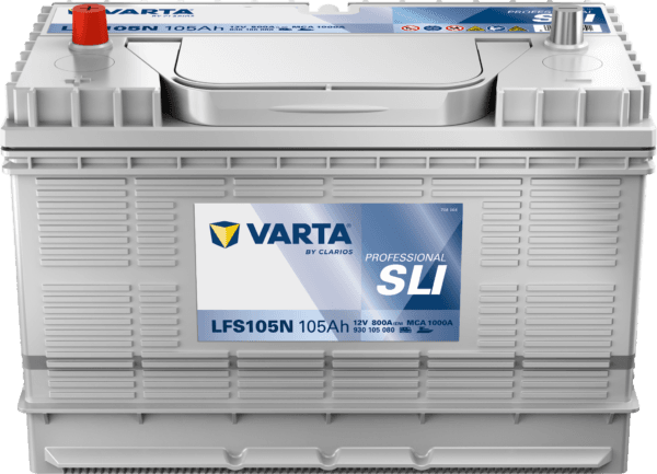 VARTA Fritidsbatteri 12V 105AH 800CCA (330x172x238mm) +midtstilt LFS105N (820054)